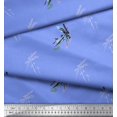 thumbnail image 3 of Soimoi polyester Crepe Fabric Dragonfly & Texture Decor Fabric Printed Yard 52 Inch Wide, 3 of 3