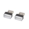 thumbnail image 1 of Unique Bargains 2 Pcs Lampe d'Ambiance Flexible USB LED pour Voiture, 1 of 8