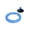 B, variant on Food Storage Fish Feeding Ring for Aquarium | Floating Food Feeder with Strong Suction Cup | Material Easy Use for Encouraging Picky Eaters in Tank