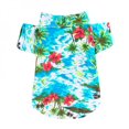 thumbnail image 1 of MesaSe Pet Colorful Style Costume  Cool Breathable Chiffon Short Sleeve Printed Shirt For Dogs, 1 of 6