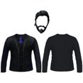 thumbnail image 2 of Sniper Ensemble Barbe et Perruque pour Adulte, 2 of 2