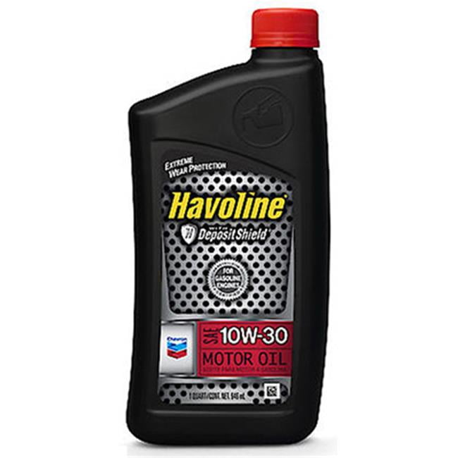 Havoline TXP313PL Motor Oil 10W30 Quart - Pack Of 12