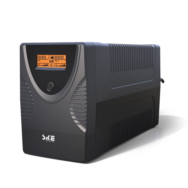 Ups Battery Backup and Surge Protector 425VA/240W,Computer Uninterruptible Power Supply Units,Battery Backup Intelligent LCD,SKE Back UPS,Uninterrupt