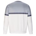 thumbnail image 4 of CEHVOM Men Casual Patchwork Round Neck Pullover Long Sleeve Blouse Sales, 4 of 7