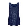 thumbnail image 3 of Plebaso Débardeurs à Paillettes à Col Ras du Cou pour Femmes, Hauts Sans Manches Scintillants, Débardeurs de Mode pour Fêtes, Tenue de Boîte de Nuit, 3 of 6