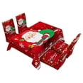 thumbnail image 4 of Boovnll Chair Covers, Christmas Tablecloth Print Rectangle Table Cover Set Holiday Party Home Decor, Chair Covers for Dining Chairs, Chair Cover, Dining Chair Covers, 4 of 6