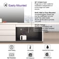 thumbnail image 3 of 110V-120V 1.5Kw Instant Electric Hot Water Heater Under Kitchen Small Tank 2.5-3.0 Gallon Storage Rv Trailer Instant Counter Compact Point-of-Use 2 PCs 16Long 1/2?IP Stainless Steel Water Hose 11L, 3 of 5
