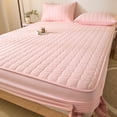 thumbnail image 1 of Todays Clearance Deals Prime! Quilted Waterproof Bed Cover Set For Mattress Protection Ice Silk Summer Mat, 1 of 6