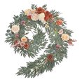thumbnail image 1 of mmirethe Durable Artificial Flower Table Runner - Good Texture Exquisite Crafted Decoration Wedding Brown 2Set, 1 of 6
