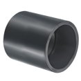 thumbnail image 1 of Unique Bargains UPVC Pipe Fitting 50mm Socket, 1 Pack Straight Coupling, Dark Grey, 1 of 5