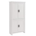 thumbnail image 1 of HOMCOM 64" Kitchen Pantry Storage Cabinet with 3 Adjustable Shelves, 1 of 8