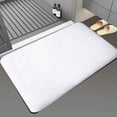 thumbnail image 3 of ABPWLY Anti Slip Floor Mat Velvet Solid Color Bath Mat Water Absorbent Non Slip Quick Dry Bathroom Living Room Entryway Floor Rug 40x60cm 1pc, 3 of 4