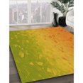 thumbnail image 3 of Ahgly Company Tapis d'Intérieur Lavables en Machine, Rectangles de Transition Jaune Foncé, 7' x 10', 3 of 7