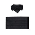 thumbnail image 3 of Bangcool Mens Bow Tie Fashion Solid Color Formal Bowtie with Pocket Square & Cummerbund, 3 of 8