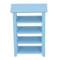 thumbnail image 4 of Miniature Flower Stand, Excellent Birch Dollhouse Mini Bookshelf 4 Layers  For Decoration Blue,Pink,Green, 4 of 8
