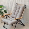 thumbnail image 1 of Feltree Thickened Suede Folding Cushion 2-Piece Set for Chair Recliner and Rocking Chair - Comfortable Support with Easy Clean Home Decor, 1 of 8