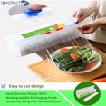 thumbnail image 2 of Innotech SC Plastic Cling Wrap Dispenser with Slider Cutter – Refillable Food Wrap Stretch Clear Film 11.8 Inch x 1198 Ft (Cutting Box + Cling Film), Easy Cut & Storage for Kitchen or Catering Use, 2 of 7