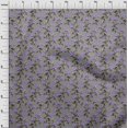 thumbnail image 4 of oneOone Tissu en Viscose Chiffon Violet Floral Rétro Matériel de Robe Tissu Imprimé Tissu au Mètre 42 Pouces de Large, 4 of 5