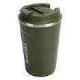 thumbnail image 3 of Insulated Cup, Coffee Mug Matte Texture Double-Layer Portable Car Spill Proof  For Car Green, 3 of 8
