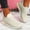 Khaki, variant on XIAQUJ Women Outdoor Mesh Solid Color Sports Shoes Runing Breathable Shoes Sneakers Women's Fashion Sneakers White 6(36)