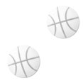 thumbnail image 1 of serony 4pcs Mute Door Rear Wall Crash Waterproof Anti-Collision Wall Crash Waterproof Pad Basketball Style 5cm white 2Set, 1 of 6