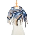 thumbnail image 4 of Dvkptbk Foulards pour Femmes Mode Hiver Femmes Foulard Colorée Décontractée Foulard à Franges Châle Vêtements en Liquidation, 4 of 5