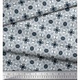 thumbnail image 2 of Soimoi Poly Georgette Fabric Swirl & Floral Patchwork Print Fabric by The Yard 52 Inch Wide, 2 of 3