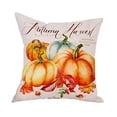 thumbnail image 1 of Fridja Housses de Coussin d'Halloween 18 x 18 Pouces Rétro Citrouille d'Halloween Graphique Housse de Coussin Décorative Colorée Rustique d'Halloween pour Décoration de Maison, Canapé, Sofa pour les Fêtes, 1 of 1