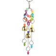 thumbnail image 1 of Bird Bells Toy, Bird Swing Bells Toy Healthy Pleasant Sound Bite Resistant Colorful  For Parrots, 1 of 8
