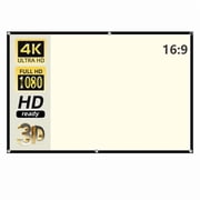 Projection Screen White Grid Anti-Light 160 ° Viewing Angle Reflective ,Wrinkle-Free