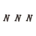 thumbnail image 4 of Youkk Iron Decoration Doorplate Durable And Rustproof Wide Application Not Easy To Fade Metal Metal Letters House Numbers B17--N 3Set, 4 of 6