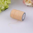 thumbnail image 2 of simhoa Beige Waxed Polyester Thread 0.8mm Flat Hand Sewing Stitching Cord 90 Meters, 2 of 7