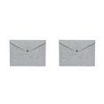 thumbnail image 4 of Wweixi File Document Bag Stay Organized And Enjoy Durable Felt Felt Folder Organizer light grey 2Set, 4 of 6