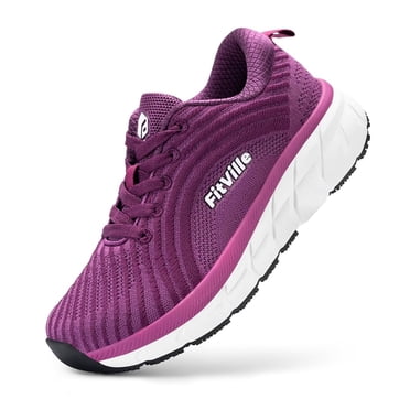FitVille Chaussures de Course Respirantes à Soutien de Voûte Plantaire Larges pour Femmes Chaussures Confortables pour Femmes