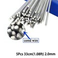 thumbnail image 1 of BTOER 5Pcs Welding Rods Flux Cored Wire Strong Protection Aluminum For High Thermal Conductivity 1.6mm 2.0mm 330mm 500mm Welding Tool, 1 of 9