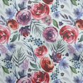 thumbnail image 1 of oneOone Viscose Jersey Red Fabric Florals Craft Projects Decor Fabric Printed By The Yard 60 Inch Wide-PV, 1 of 4