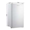 thumbnail image 4 of Hamilton Beach 3.3 cu.ft. Compact Refrigerator, White, 4 of 5