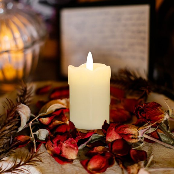 LED Electronic Candle Cylindrical Paraffin Candle Timing Electronic Candle Light Birthday Originality Wedding Candle Return Pallets #40