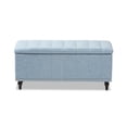 thumbnail image 3 of Kaylee Storage Bench in Light Blue, 3 of 8