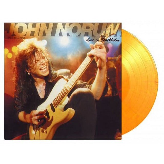 John Norum - Live In Stockholm - Vinyl Orange 'Flaming' Limitée 180 Grammes