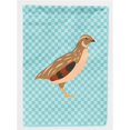 thumbnail image 1 of Carolines Treasures BB8129GF Golden Phoenix Quail Blue Check Garden Flag, 1 of 3