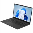 thumbnail image 2 of HP 15 Laptop, 15.6" Full HD IPS Display, Intel Core 7-150U 10-Core Processor, 32GB RAM, 1TB SSD, Wi-Fi 6, Bluetooth 5.4, USB-C, Privacy Camera, English Keyboard, Windows 11 Home, Jet Black, 2 of 6