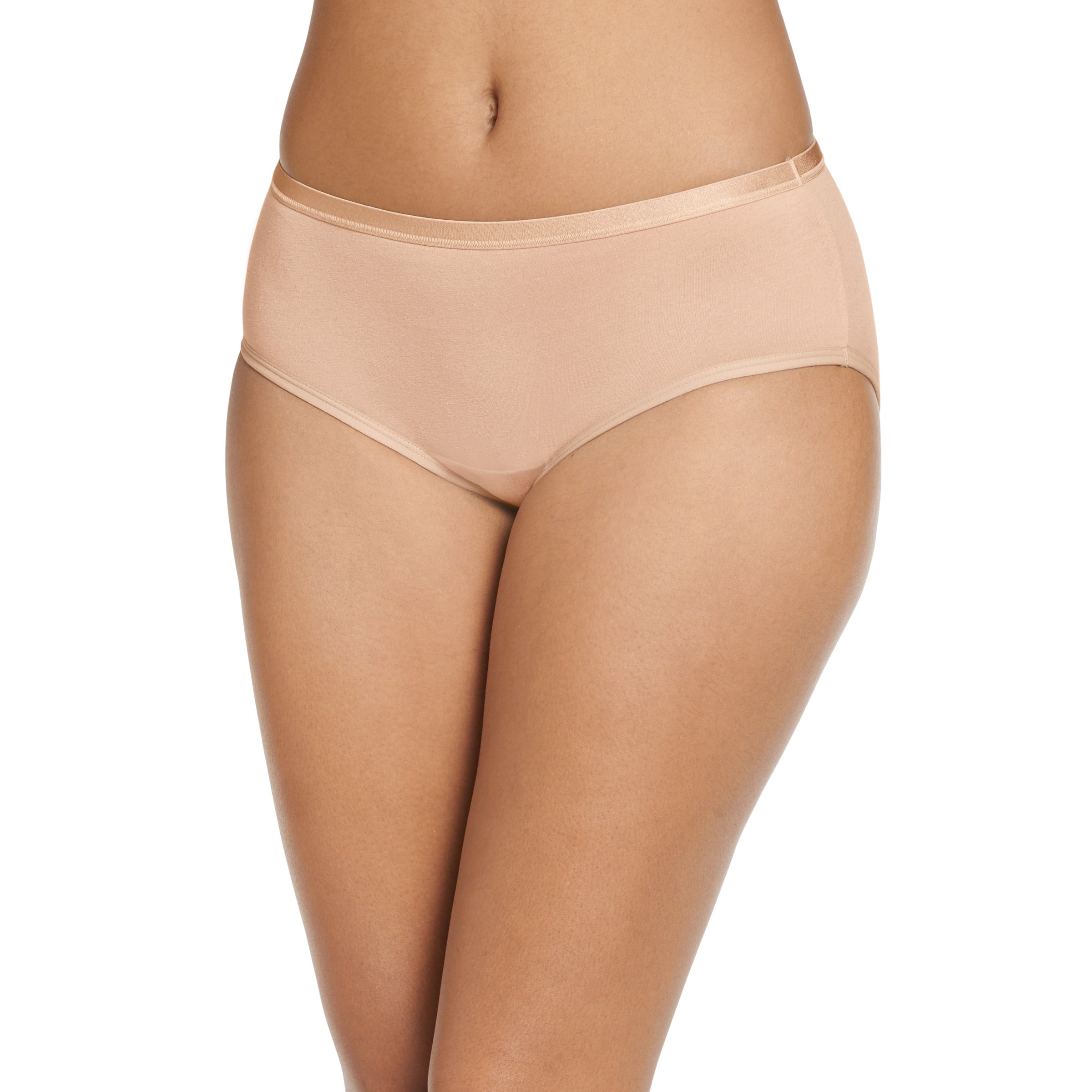 Jockey Women's Worry Free Cotton Stretch Heavy Absorbency Full Coverage Hipster