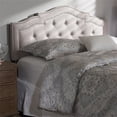 thumbnail image 2 of Bowery Hill Modern Tufted Full Panel Headboard in Grayish Beige, 2 of 6