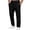 Black, variant on Tauxra Men's Casual Pants Stretch Comfort Chinos for Everyday Wear, Solid Color Straight Leg Trousers with Pockets, Lightweight Summer Bottoms for Work and Weekend