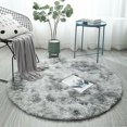 thumbnail image 4 of Circle Round Shaggy Rug Living Room Bedroom Carpet Floor Fluffy Mat Anti-Skid, 4 of 8