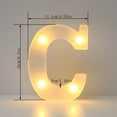 thumbnail image 3 of EQWLJWE LED Marquee Sign Light Up Letters,26 Alphabet Light Up Letters Sign,LED Marquee Letter Lights Sign,LED Letter Lights Sign,Light Up Alphabet Letter for Home Party Wedding Decoration, 3 of 9