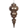 thumbnail image 1 of Vickerman N150687DMV 14 Po. Finial Mat Étain Percé Ornement de Noël, 1 of 3
