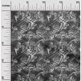 thumbnail image 2 of oneOone Viscose Jersey Gray Fabric Abstracts Sewing Craft Projects Fabric Prints By Yard 60 Inch Wide, 2 of 4