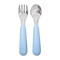 thumbnail image 1 of Oxo Tot On-The-Go Fork & Spoon Set with Carrying Case- Dusk -12 months +, 1 of 3